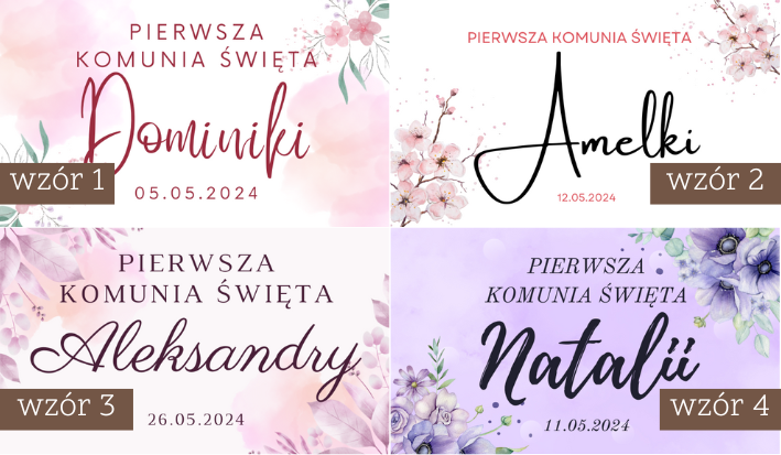 Świeczka z naklejką