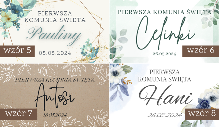 Świeczka z naklejką