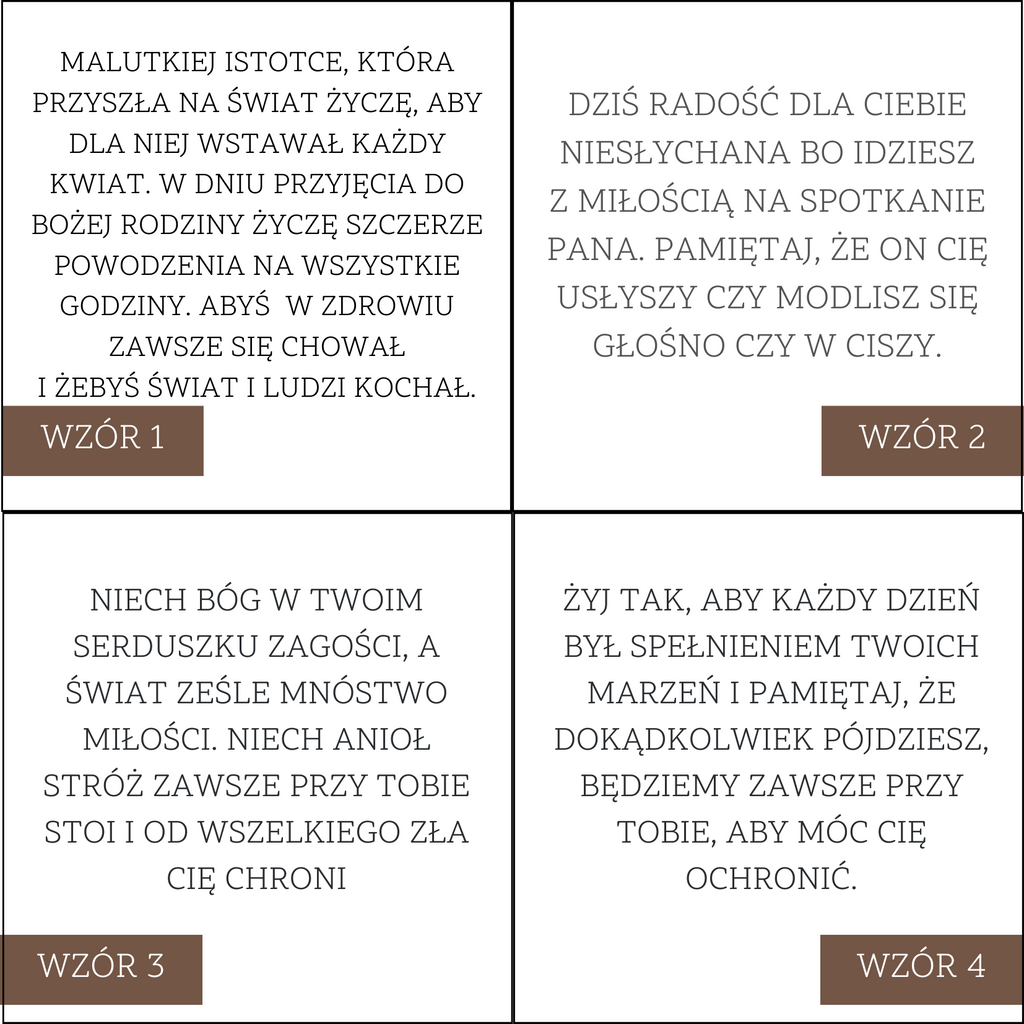Pamiątka Chrztu Świętego
