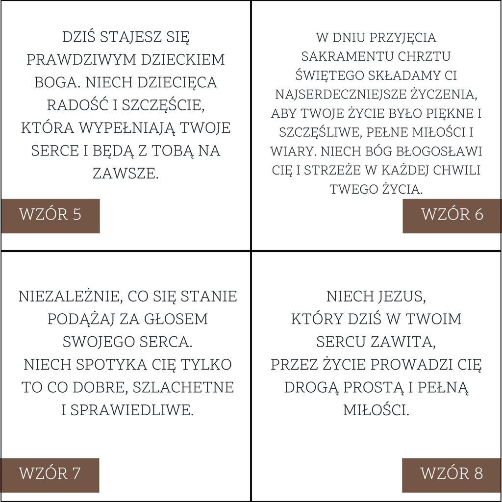 Pamiątka Chrztu Świętego