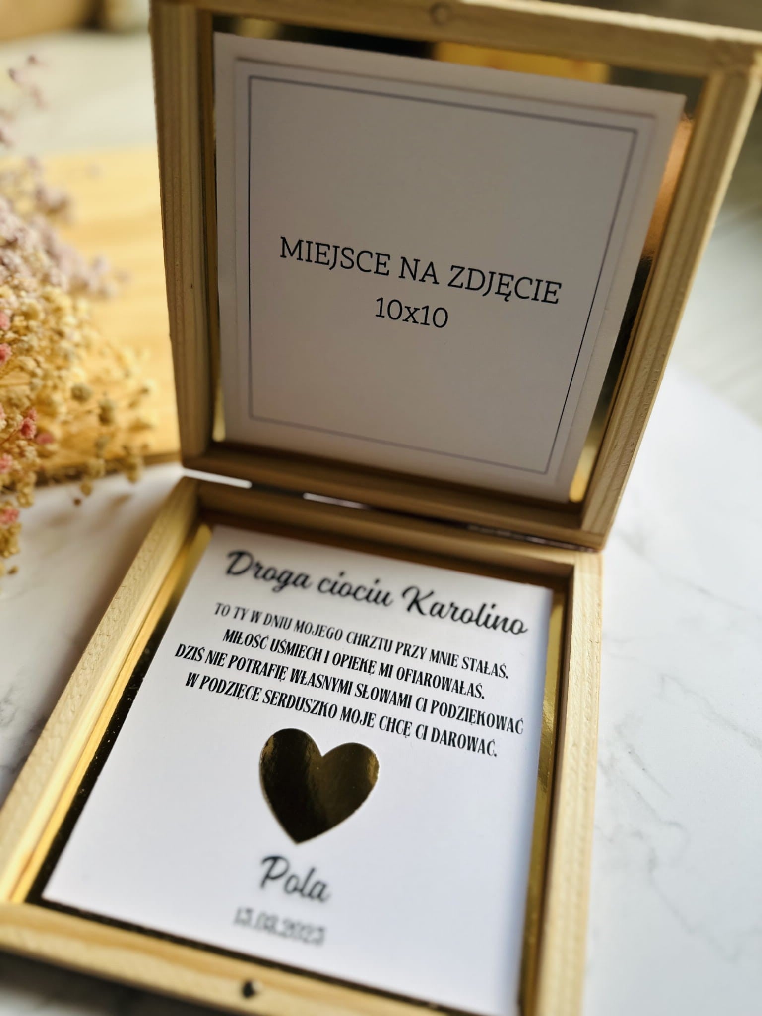 Podziękowania dla Rodziców Chrzestnych